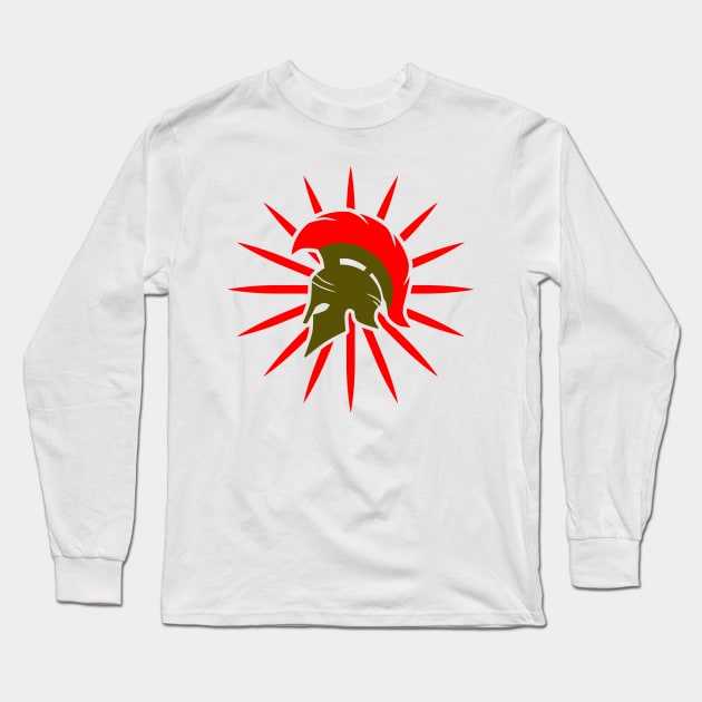 Spartan Warrior Long Sleeve T-Shirt by Tuye Project